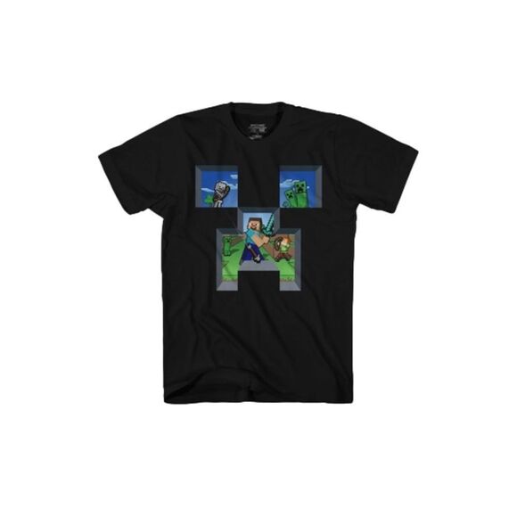 Minecraft boys Short Sleeve T-Shirt, XL (14/16) - Picture 1 of 2
